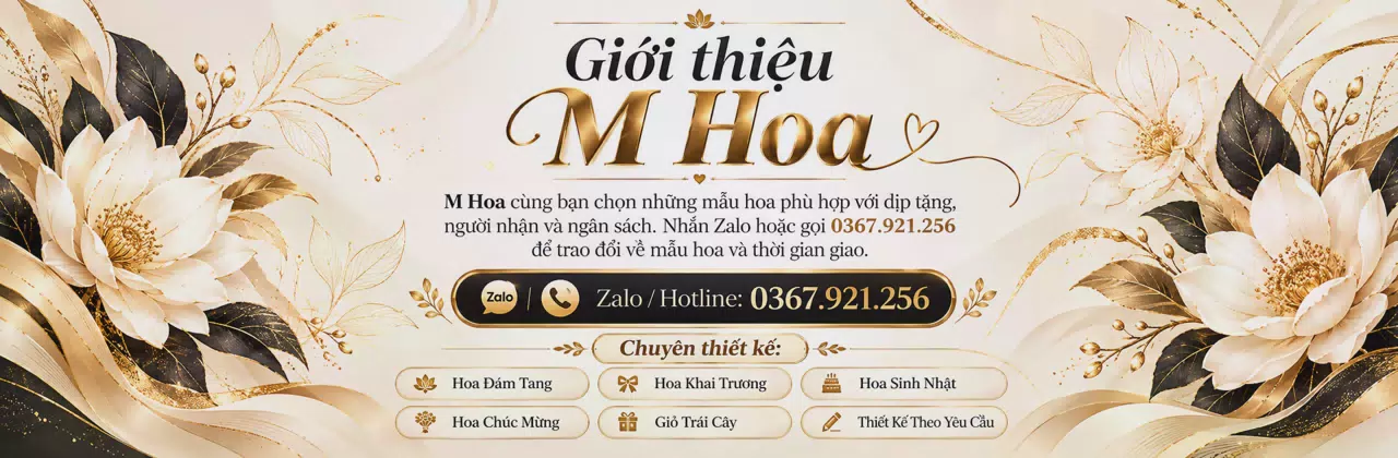Ảnh bìa Shop hoa tươi Phường Đào Viên Bắc Ninh - Một món hoa, nhiều điều muốn nói